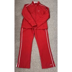 Nike Women’s Red Tracksuit Jacket Pants Size M (8-10)
